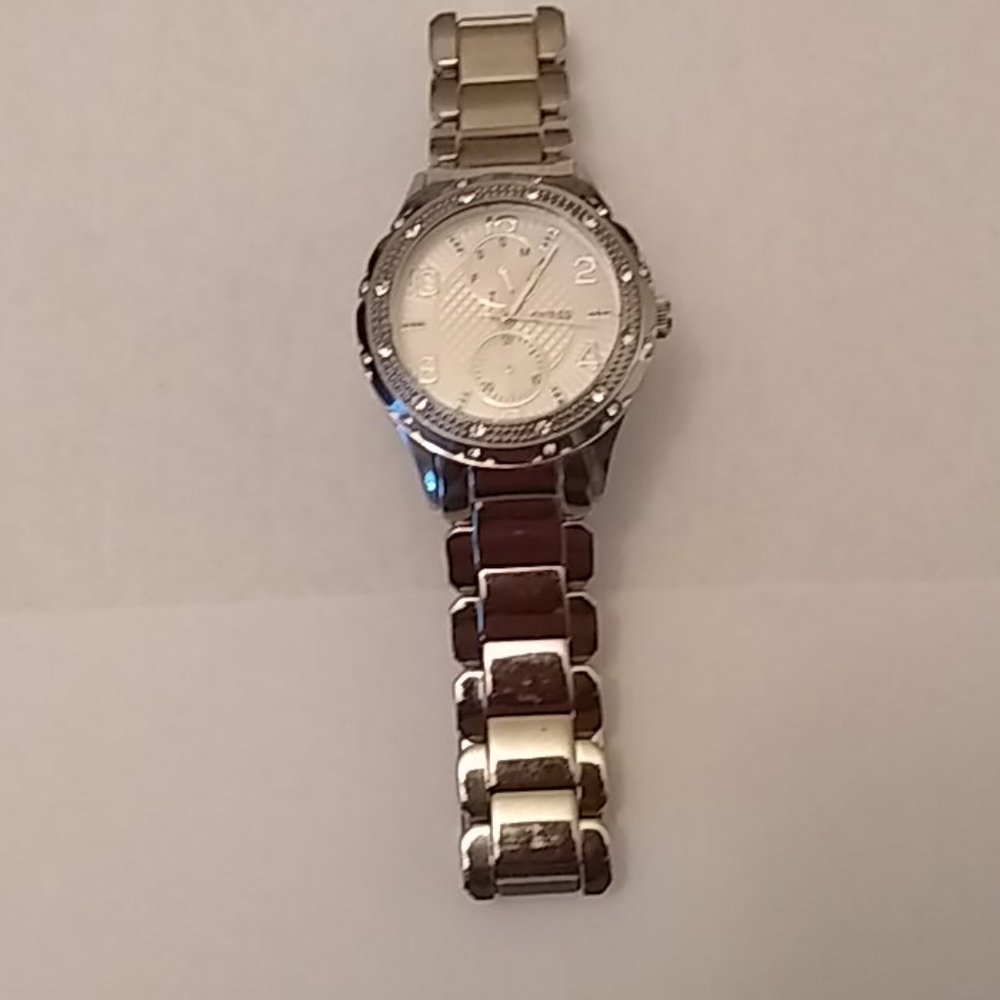 Silver-Tone Multifunction Watch - image 2